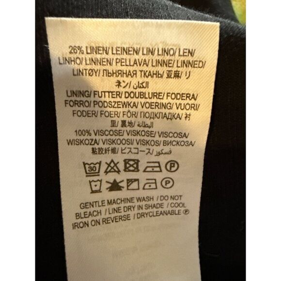 Boden Black Sleeveless Linen / Viscose Blend Smocked Detail Maxi Dress Size 6 - Picture 13 of 16